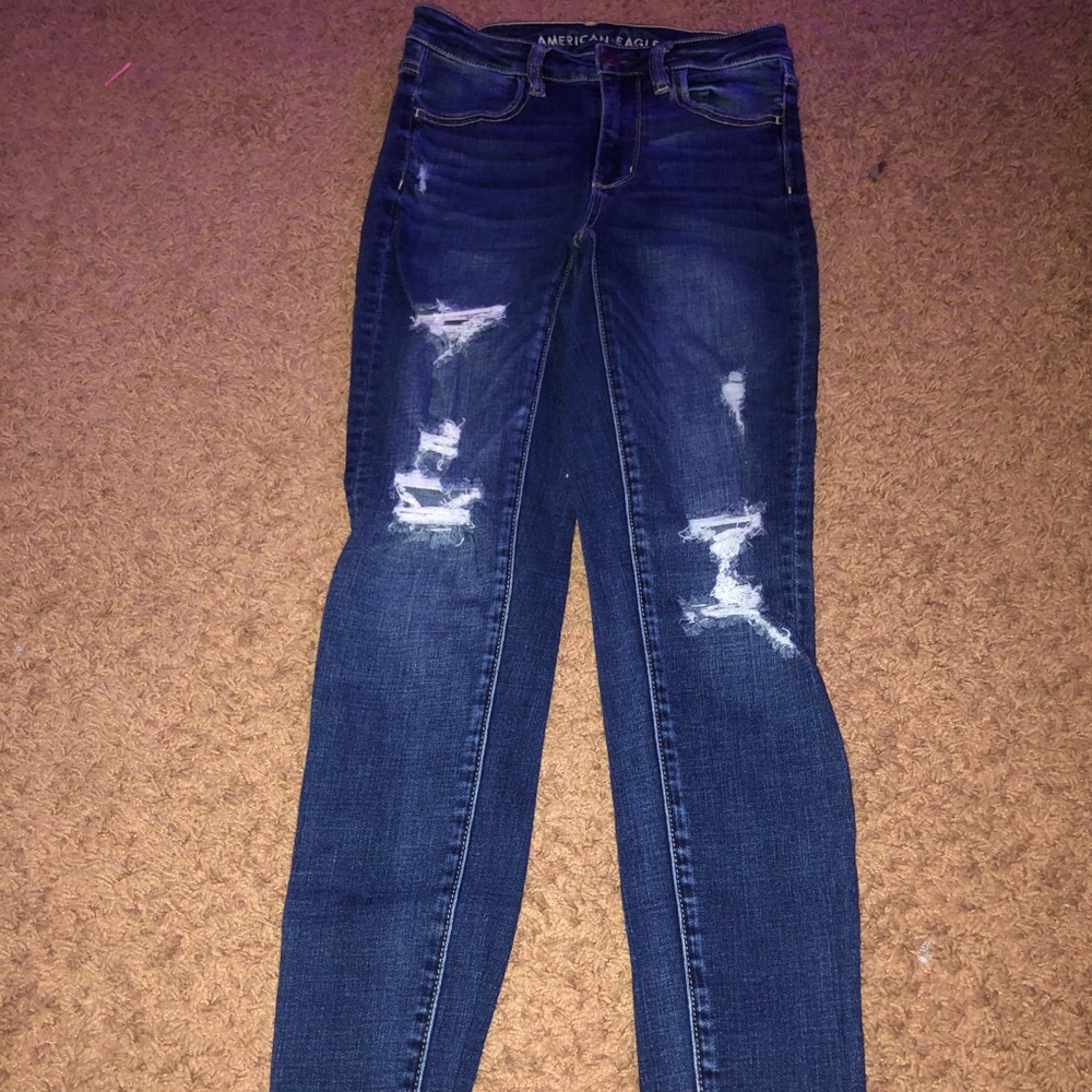 American Eagle Ripped Skinny Jeans